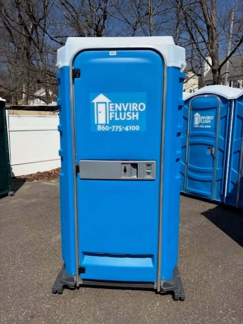 EnviroFlush flushing portable toilet rental Connecticut