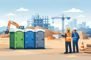 How Many Porta Potties for Construction Site?