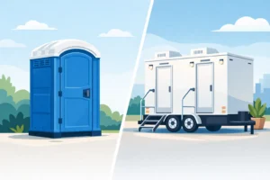 Porta Potty Versus Restroom Trailer: Which Fits?