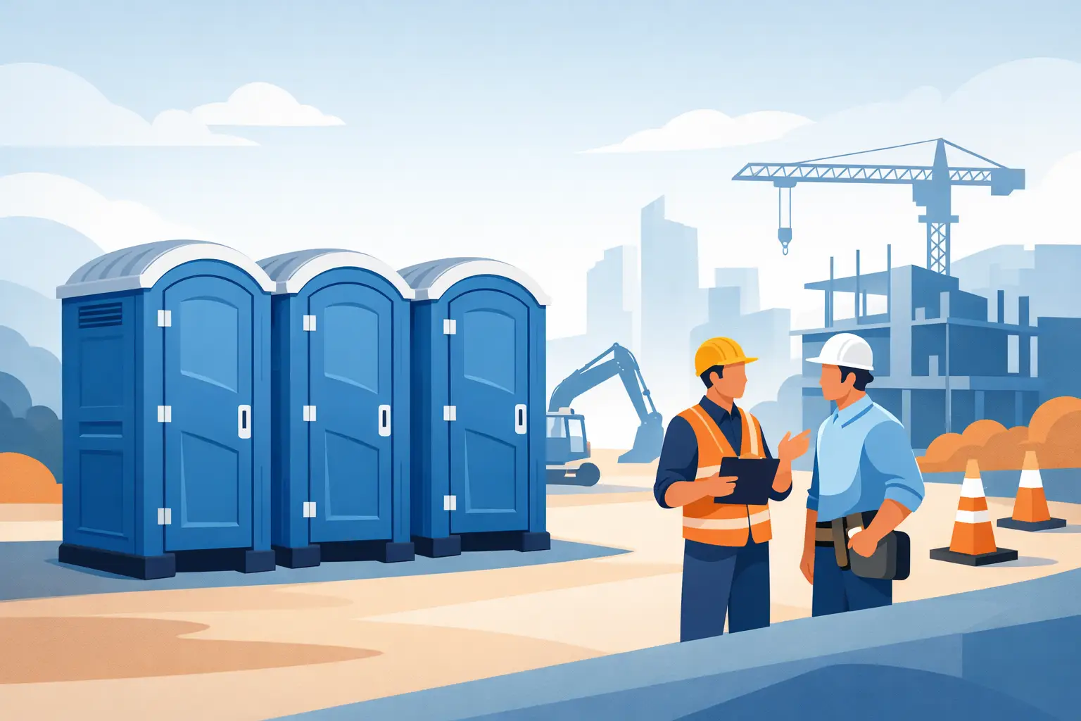 Renting Portable Toilets for Contractors