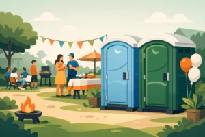 Backyard Party Portable Toilet Rental Guide