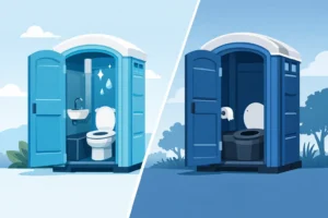 Flushable Versus Standard Portable Toilets