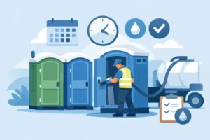 Portable Toilet Service Frequency: A Clear Guide
